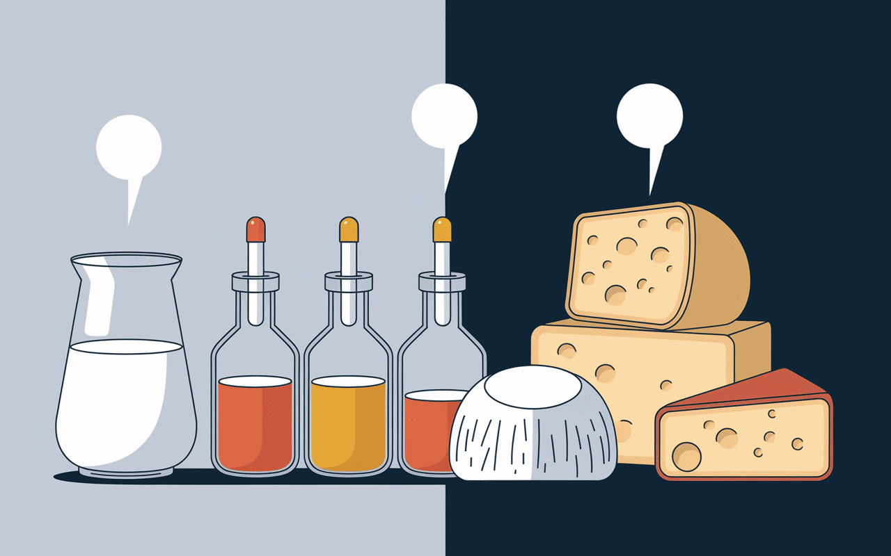 Transformation lait fromage avec enzyme coagulante halal