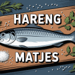 hareng matjes entier sur planche bois ambiance nordique