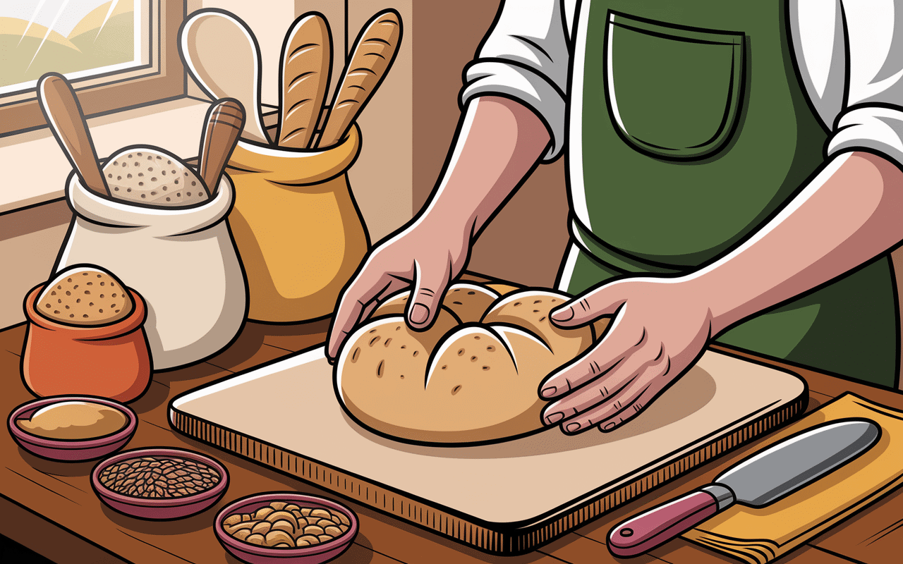 l atelier du boulanger dijon boulanger pétrissant pâte farine artisanale