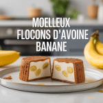 moelleux flocons d'avoine banane texture fondante