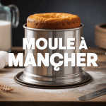 Moule à manquer en métal avec ingrédients pâtisserie
