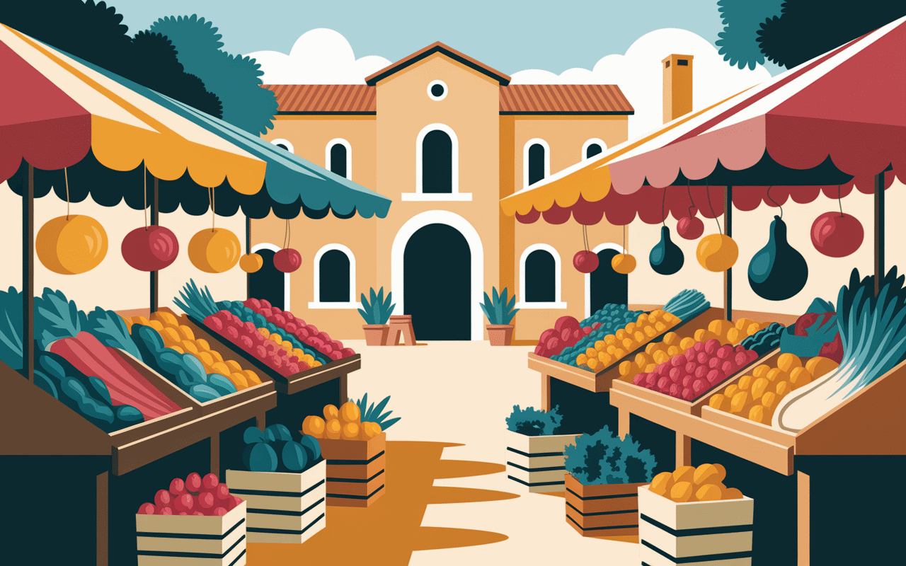 pain bagnat nice marché provençal aux produits locaux