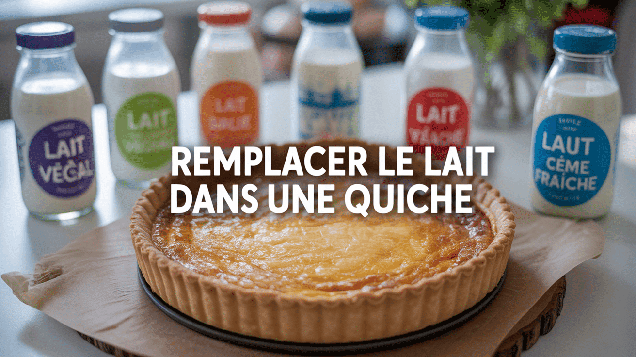 Par quoi remplacer le lait dans une quiche substituts en cuisine