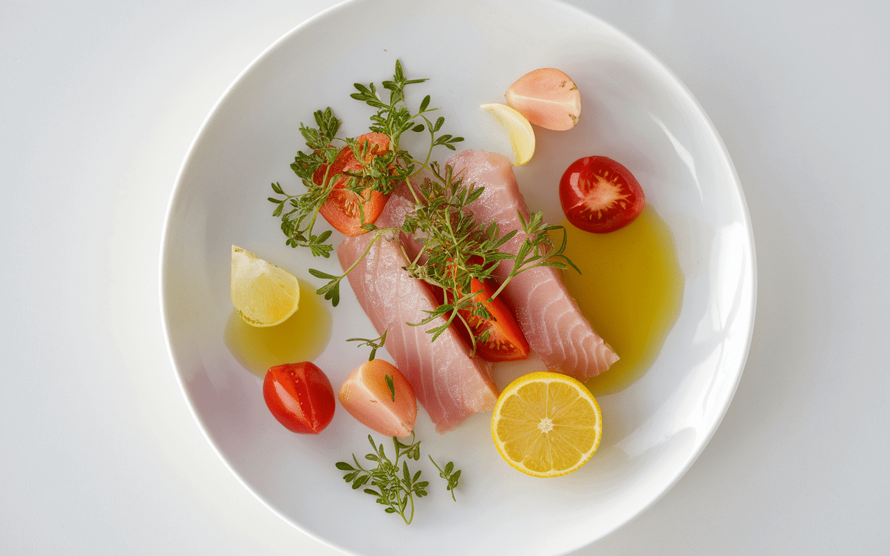 recette en papillote poisson avec filets et legumes frais