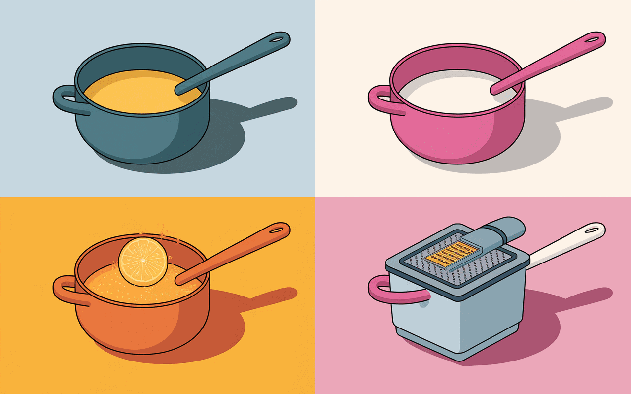 Etapes préparation sorbet citron sans sorbetière en illustrations