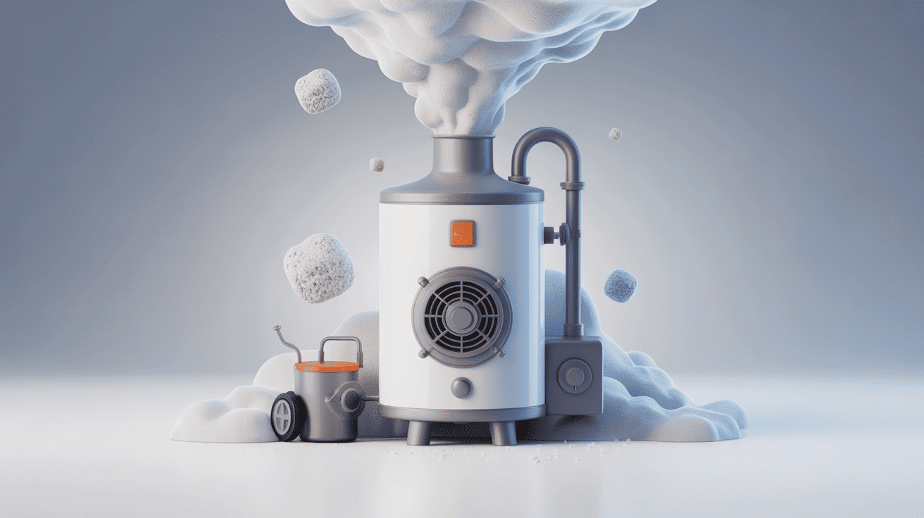 détartrage centrale vapeur calor express anti calc, schéma et guide visuel