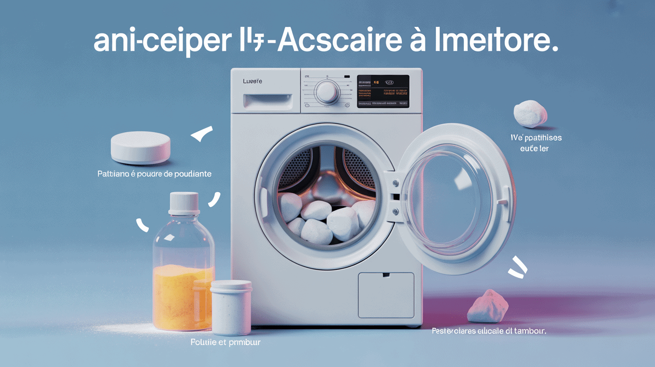ou mettre anti calcaire machine à laver explication simple
