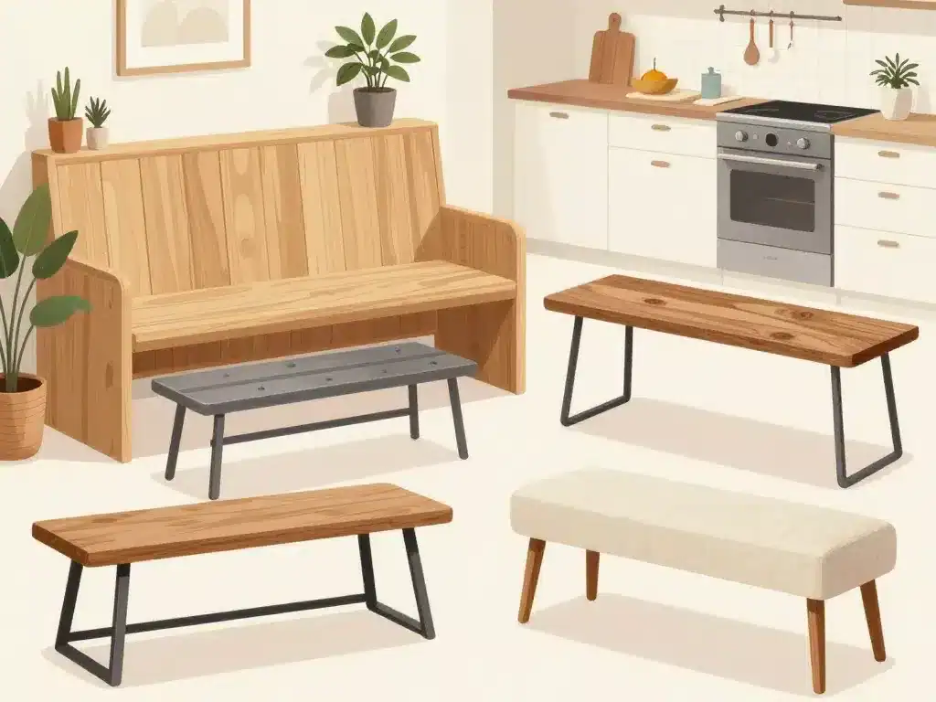 styles de banquette pour cuisine et intégration déco