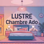 lustre chambre ado dans chambre tendance