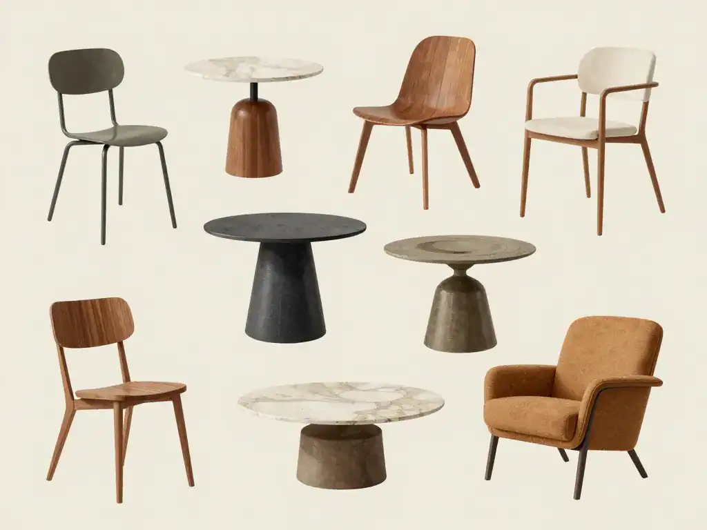 Visuel meubles design Made in Design diversité dans un intérieur stylisé