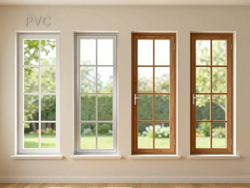 variété fenêtres Lorenove PVC alu bois mixte