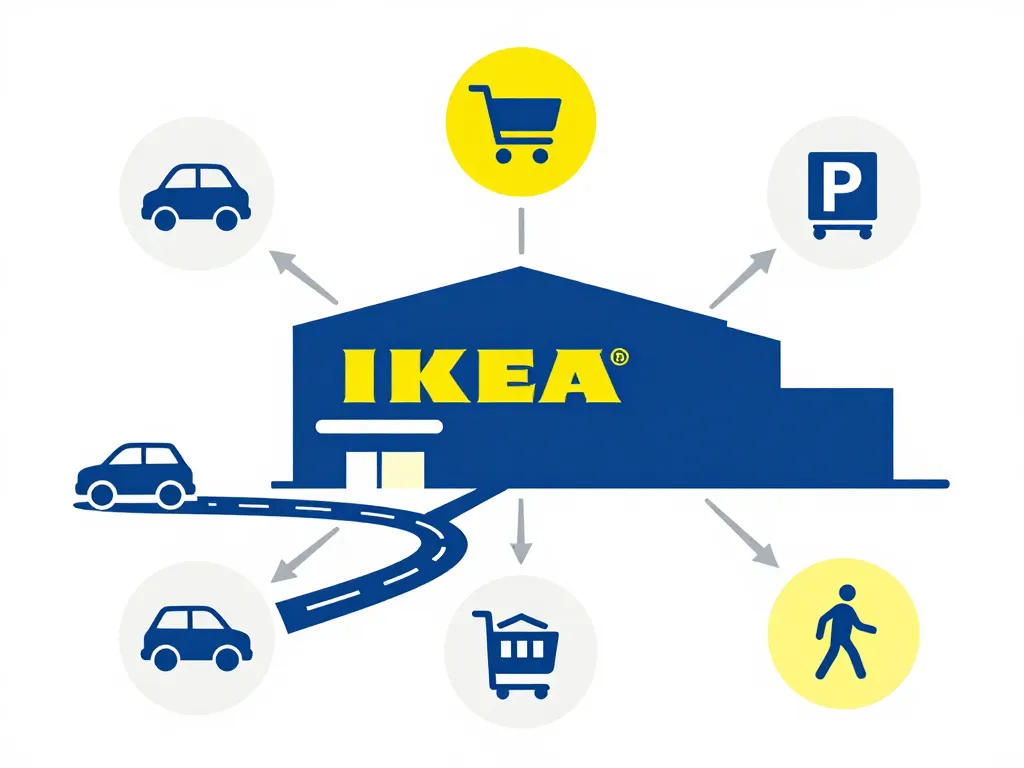 ikea liste magasin accès et services