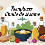 remplacer huile de sésame illustration huiles alternatives