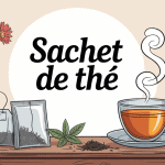 sachet de the illustration tasse ambiance naturelle