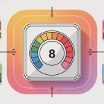 thermostat 8 quelle température, illustration chauffage et confort