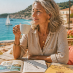 voyager seule femme 50 ans café mer