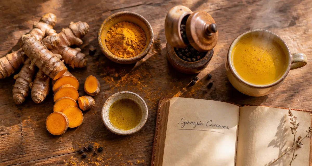 comment consommer le curcuma avec poivre huile lait d'or