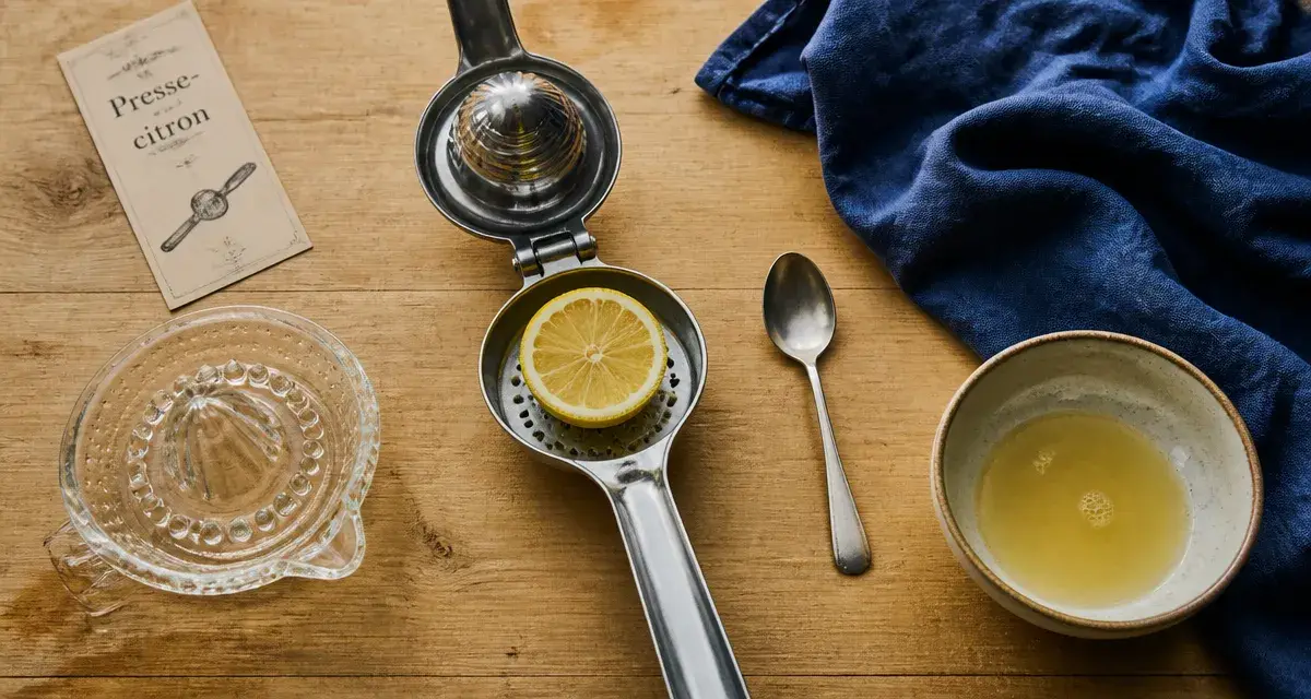 Presse citron manuel en inox : extraire chaque goutte de citron