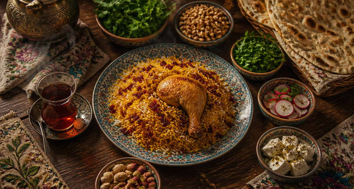 restaurants persian Paris plat safran