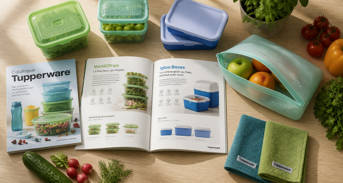 tupperware catalogue nouveautés boîtes silicone