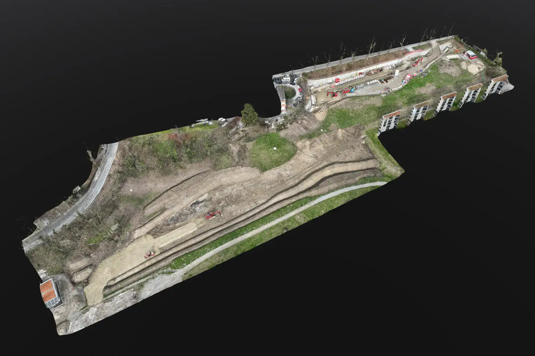 3D-Laserscanning und Drohnenvermessung in Thun, Schweiz.