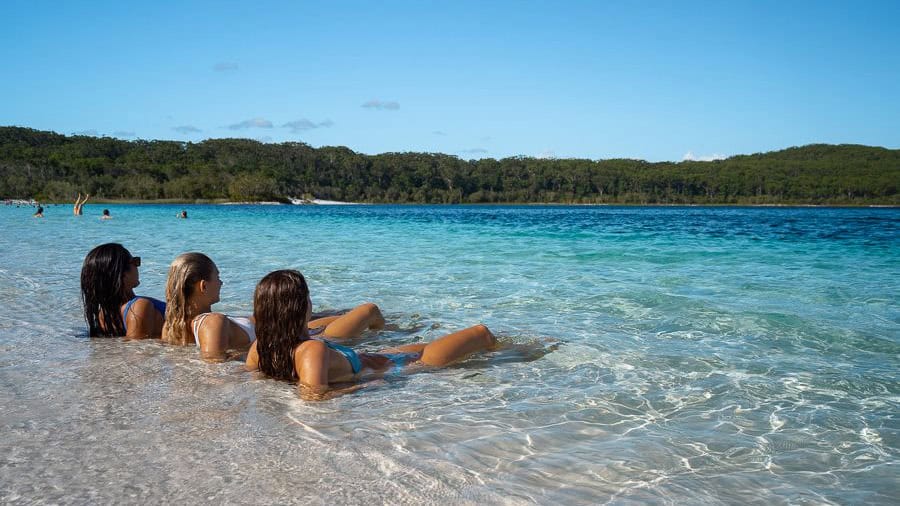 Swimming On Lake Birrabeen 1 1 | Orchid Blue