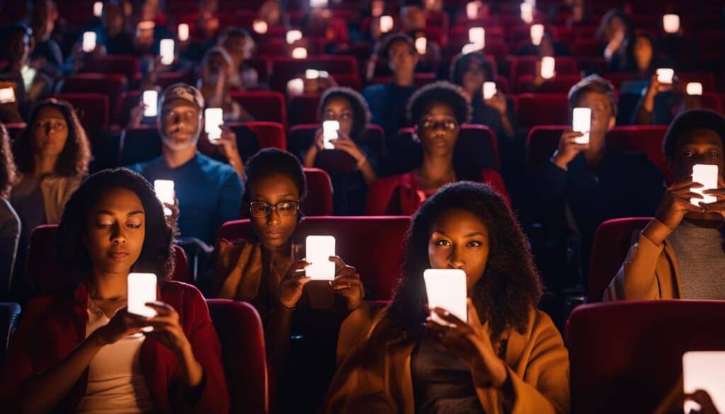 yleisön osallistuminen elokuviin