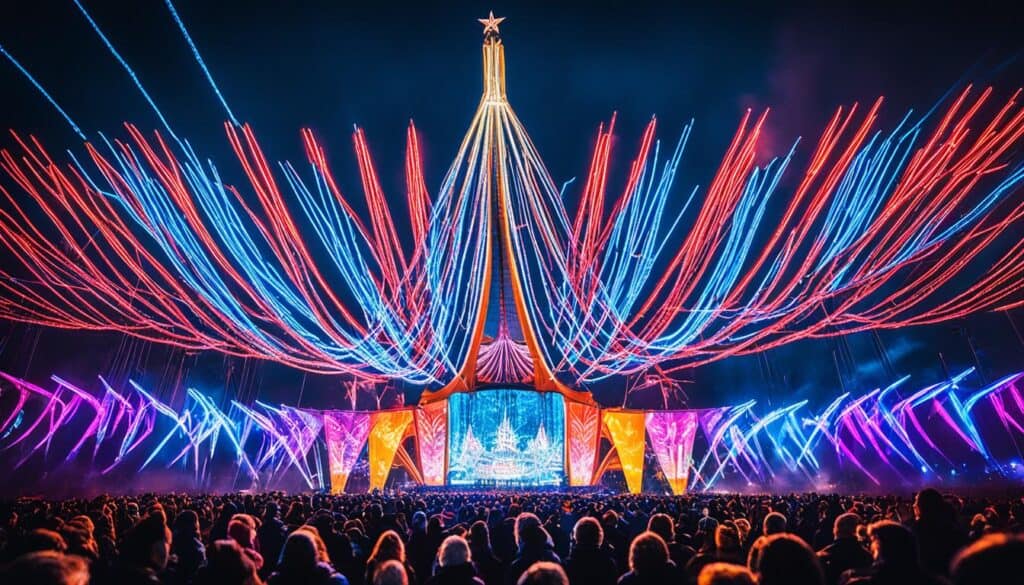 Lumo-festivaali valoteokset