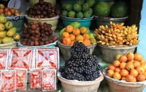 Image de fruit, marché de Bali