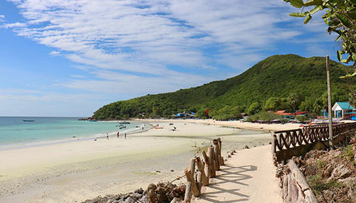 Belle plage de Pattaya