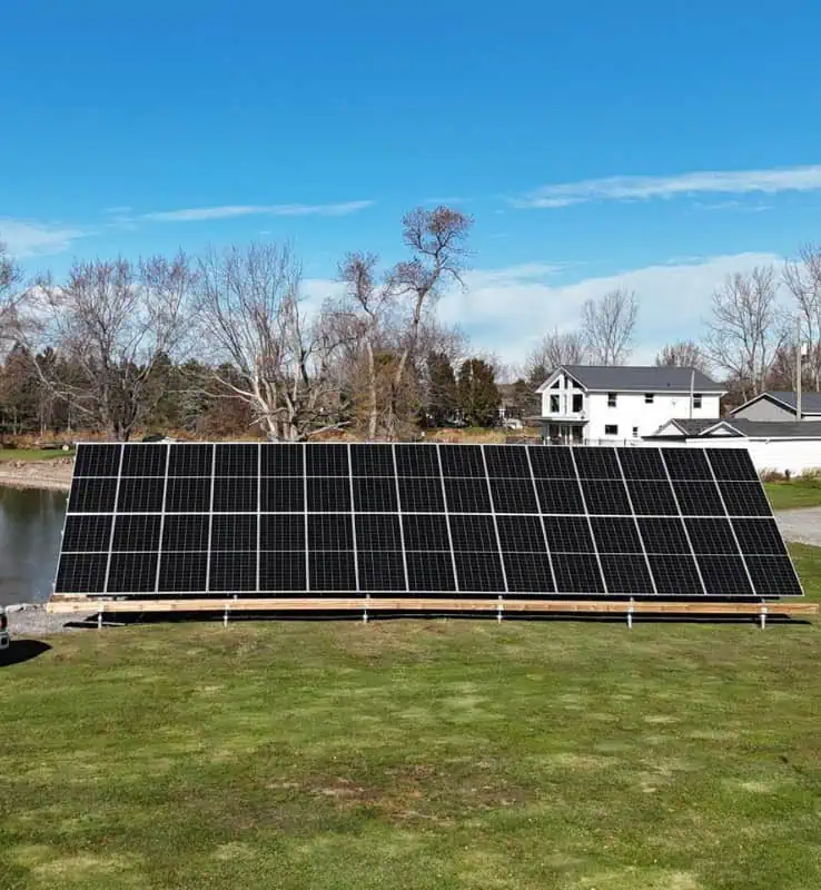 Removal and reinstallation by otter energy ground mount