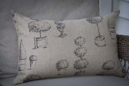 Topiary Linen Cushion Cover - Image 2