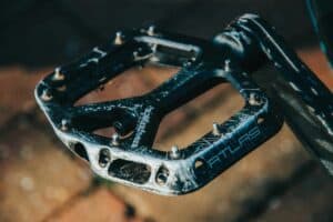 mountain bike pedal upclose