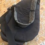 a daypack strap view for shoulder