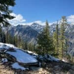 a back country mountain range