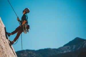 a climbing outdoor mountain sky