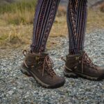 a hiking shoe meant to prevent blisters