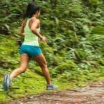 running shoes outdoor forest