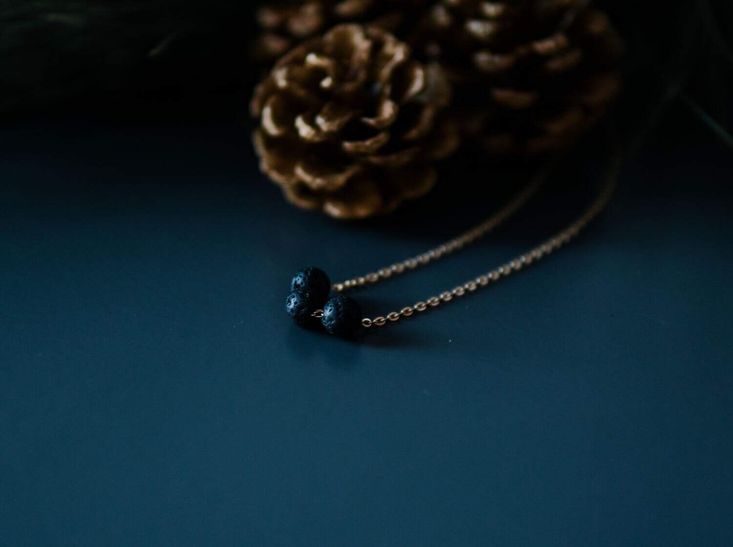 Diffuser Necklace with 3 Lava Beads - Bild 2