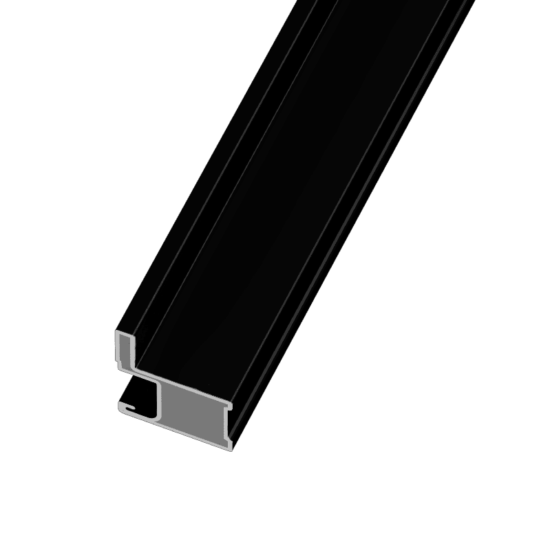 musta alumiinikehys 250