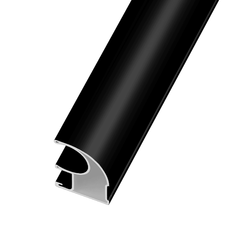 musta alumiinikehys 300