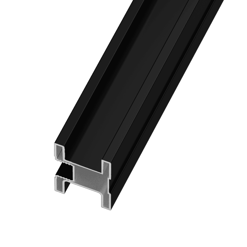 musta alumiinkehys 360