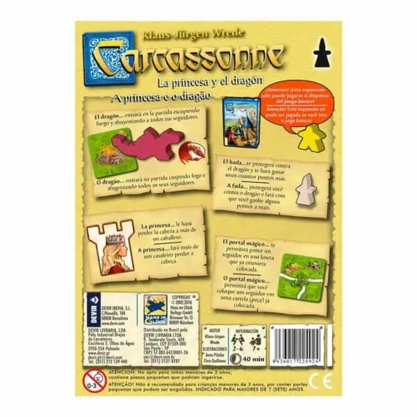 Carcassonne La Princesa Y El Dragon - Imagen 2