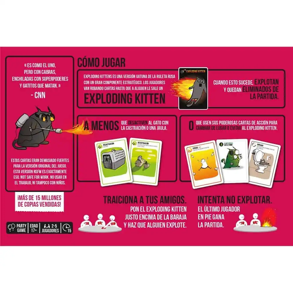 Exploding Kittens Edicion Nsfw - Imagen 3