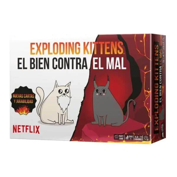 Exploding Kittens - El Bien Contra El Mal