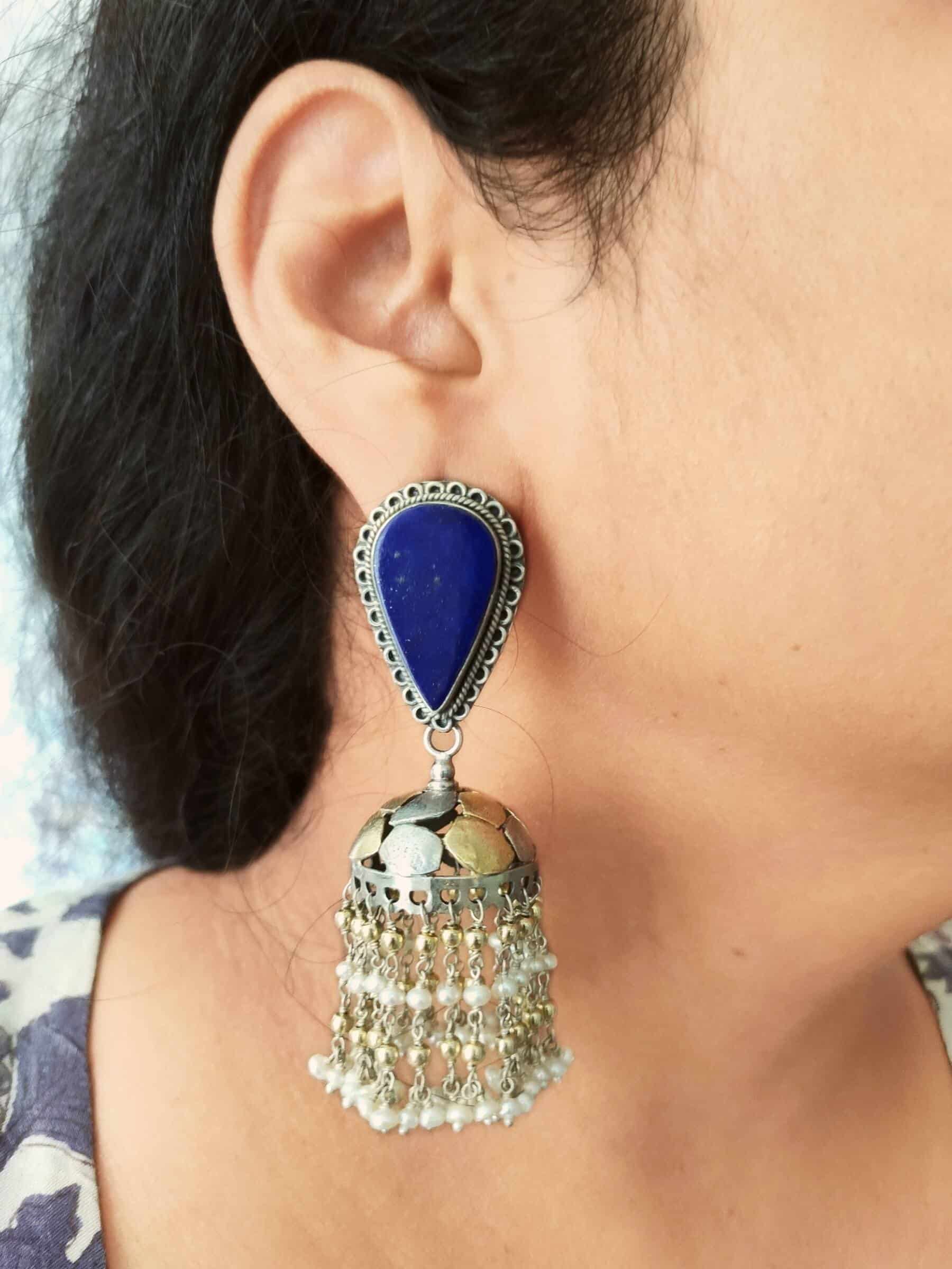 Statement Lapis Jhumka