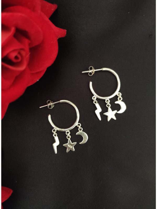 Chand Sitara Bali Earrings - Image 6