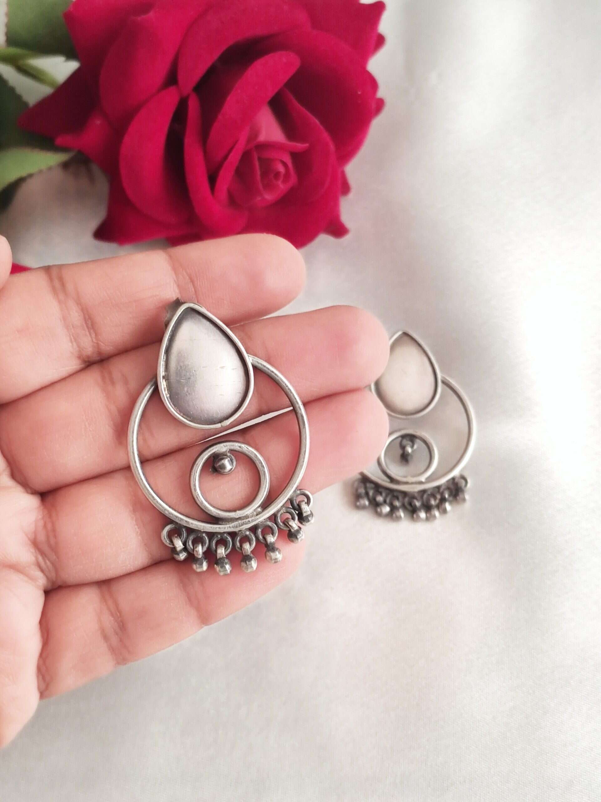 Silver Earrings - Image 3