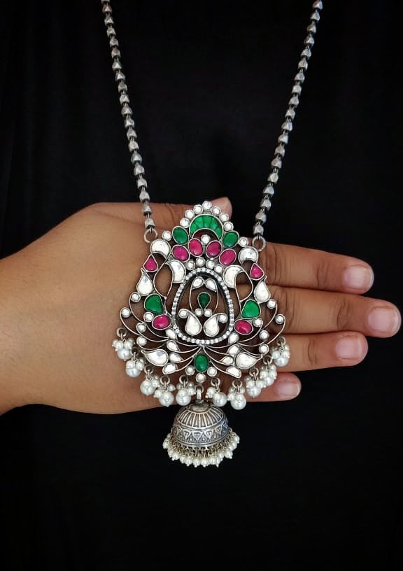 Kundan Jhumka Necklace