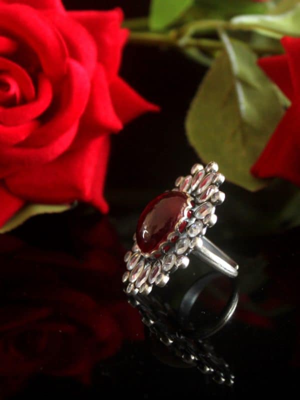 Statement Polki Ring - Image 3